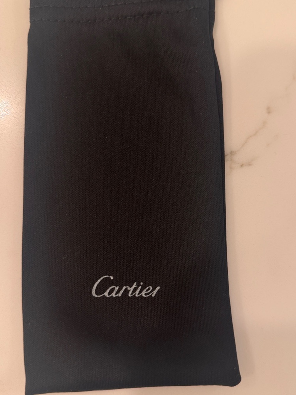 Authentic Cartier Black  Pouch for Sunglasses